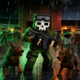 Ikon Blocky SWAT Zombie Survival