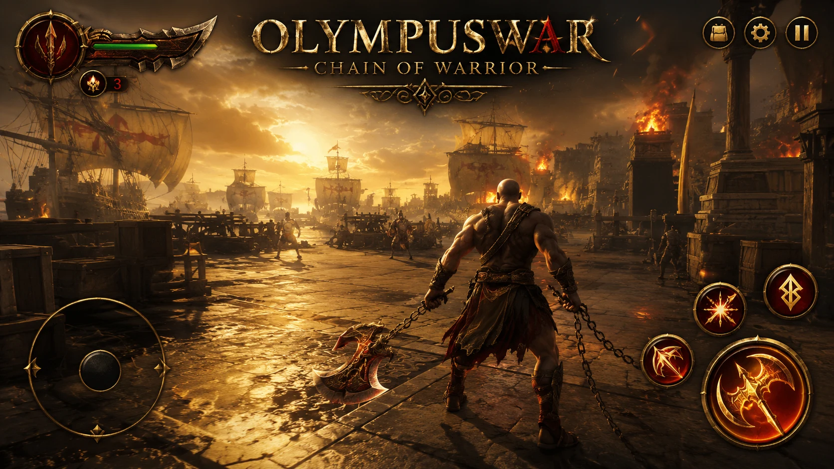 OLYMPUSWAR : Chain Of Warrior screenshot